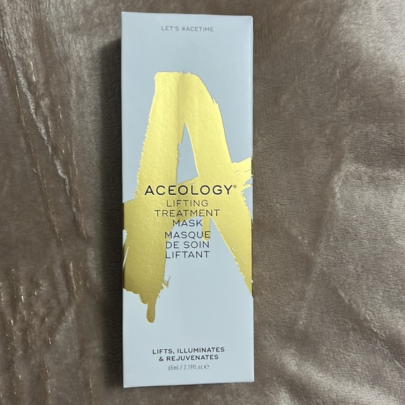 NIB ACEOLOGY Lifting Treatment Peel Gold Face Mask, Brighten & Renew complexion - Picture 3 of 3
